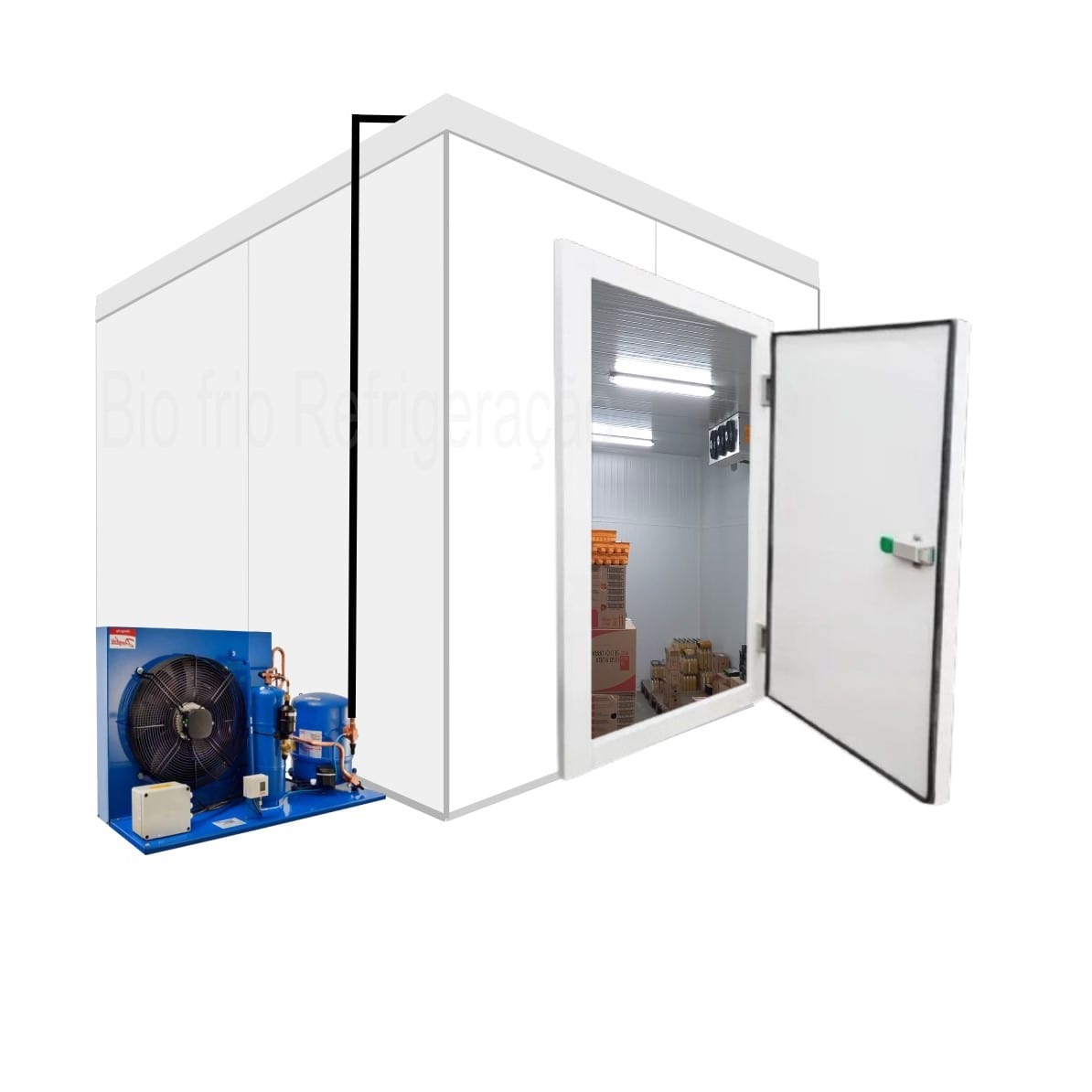 Câmara Fria Congelados: 2 x 2 x 2,4 de Altura - Image 1