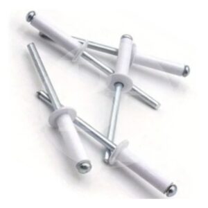 Rebite de Repuxo - 3.2 X 12mm Alumínio na cor branco