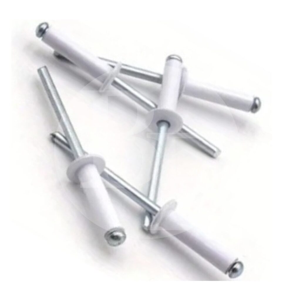 Rebite de Repuxo 3.2 mm cor branco 1000 unidades