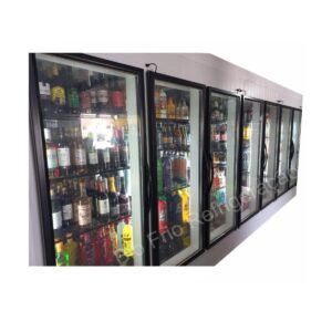 walkin Cooler com 7 Portas de Vidro