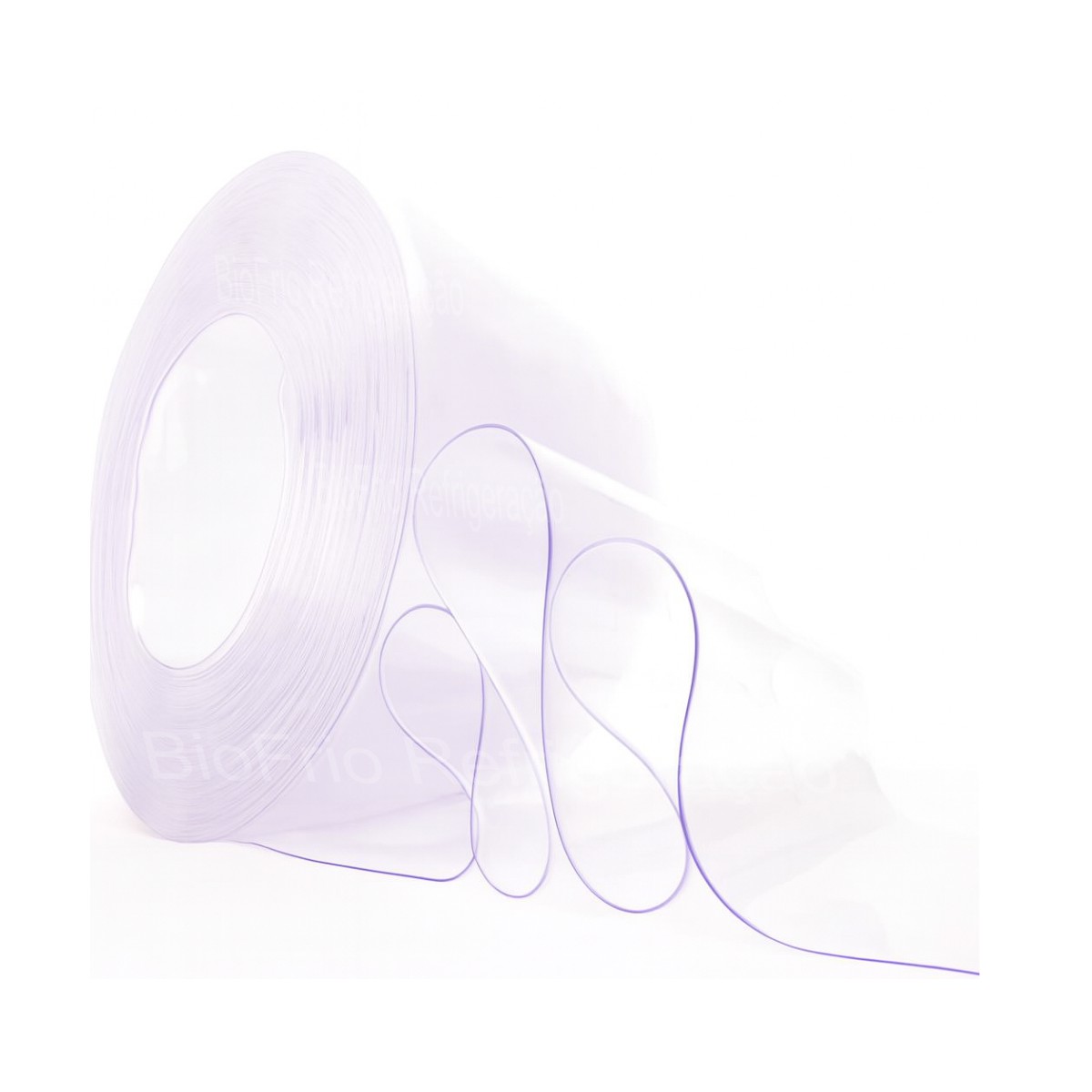 Bobina de PVC para Cortina na cor Branco transparente - Image 1