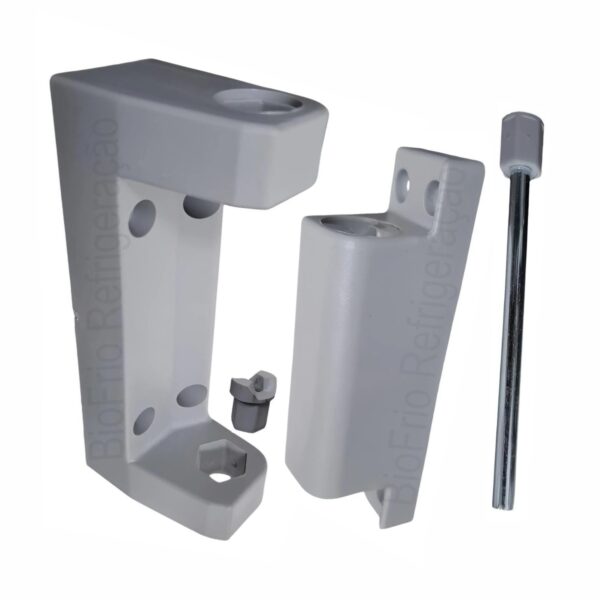 Dobradiça universal com rampa reversível para câmara fria