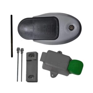 Fechadura Horizontal para Câmara Fria Com Chave cor preto