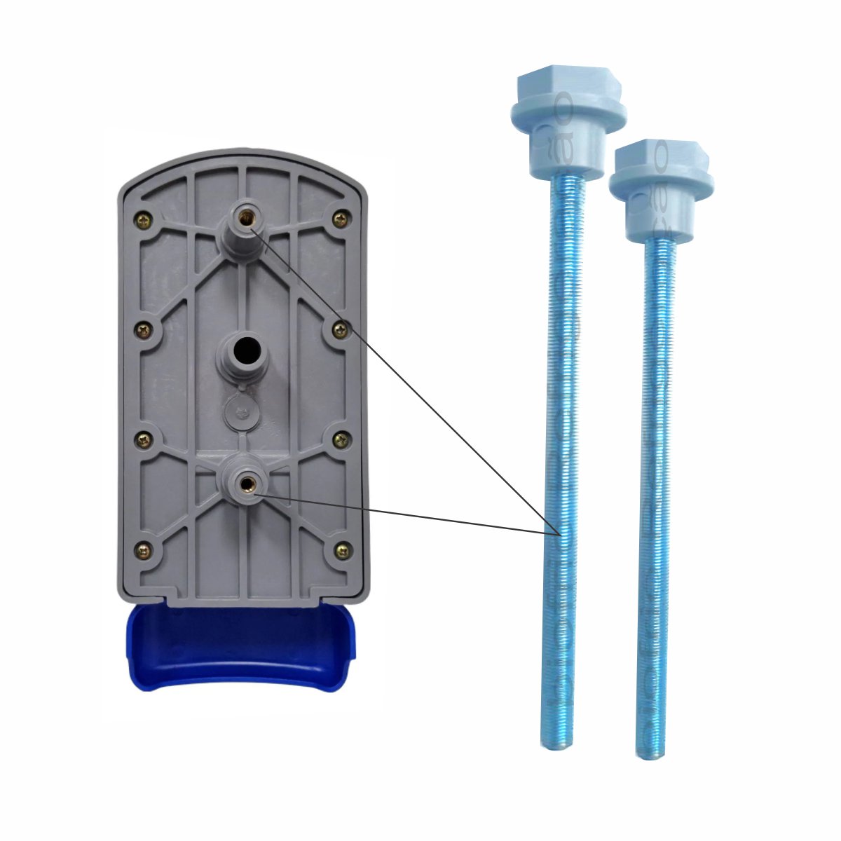 Parafuso de fixação da fechadura da porta de câmara fria - Image 1