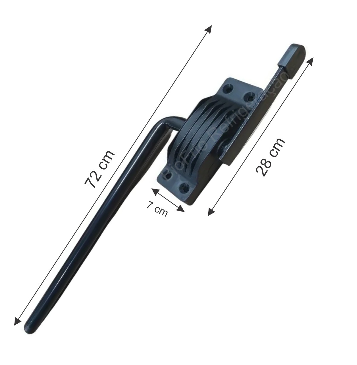 Puxador Externo Alavanca Para Porta De Câmara Fria Trilho - Image 1