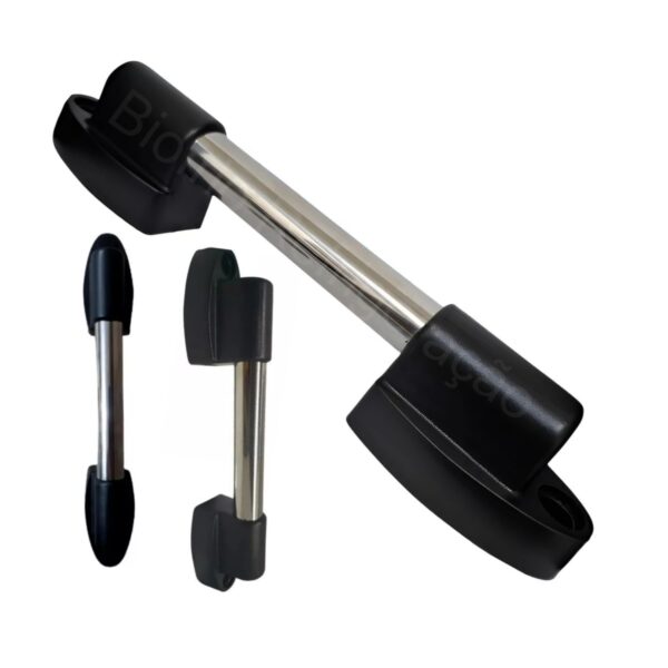 Puxador Externo Frontal Inox e termoplástico para Porta De Câmara Fria