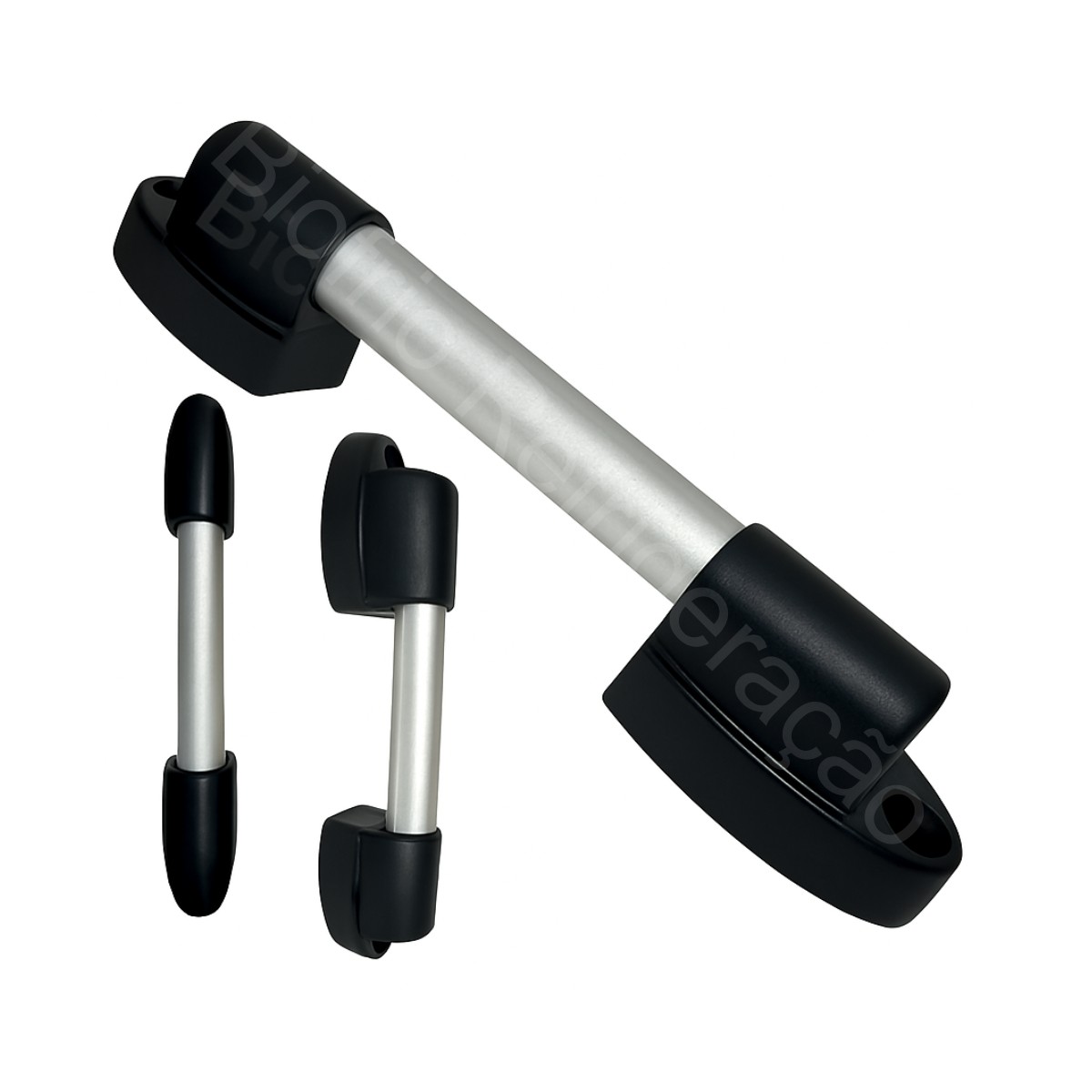 Puxador Externo Frontal em alumínio e termoplástico para Porta De Câmara Fria - Image 1