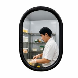 Visor para porta flex Vai e Vem