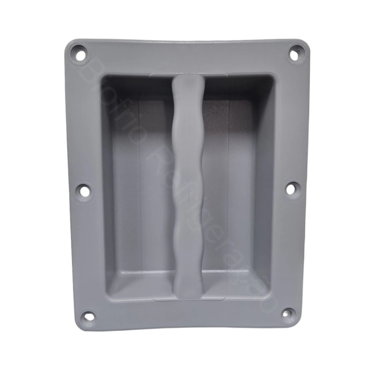 Puxador Concha na cor cinza com Alça Interna Para Porta De Câmara Fria - Image 1