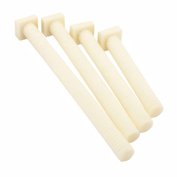 Barra Haste Roscada M12 cor natural com cabeça sextavada