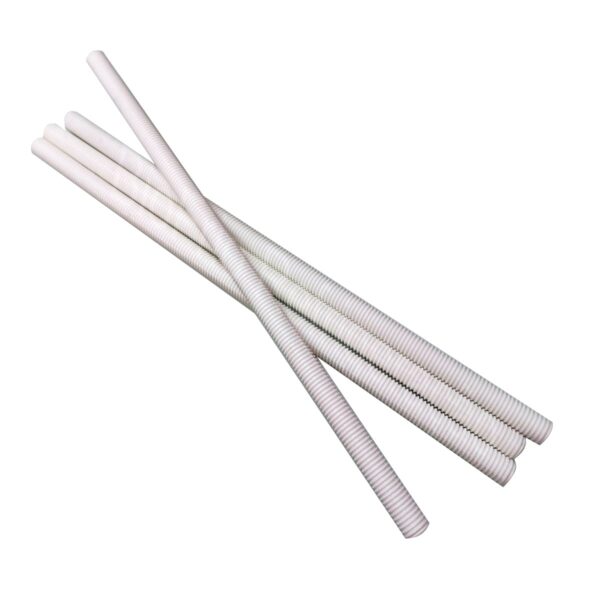 Barra Haste Roscada M12 cor branco Para Fixação de Porta de Câmara Fria