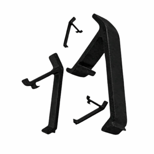 Suporte para Trilho - Cremalheira na cor Preto