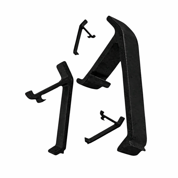 Suporte para Trilho - Cremalheira na cor Preto