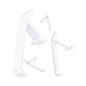 Suporte para Trilho - Cremalheira na cor Branca