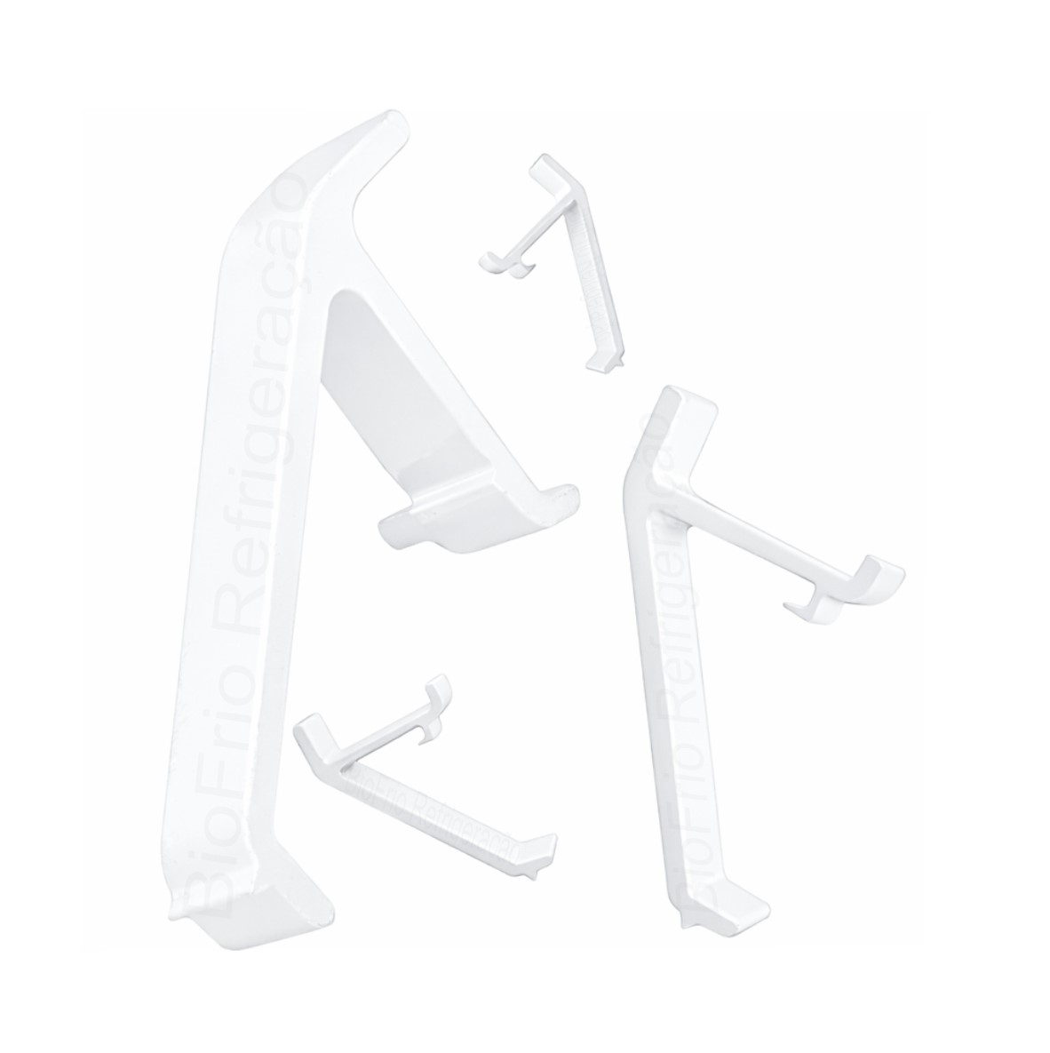 Suporte para Trilho - Cremalheira na cor Branca - Image 1