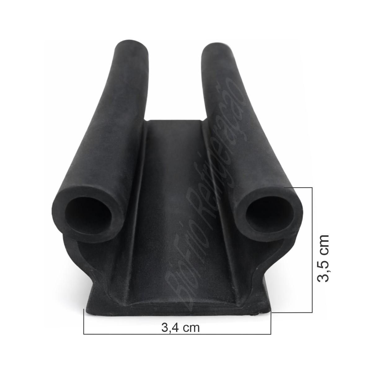 Borracha Gaxeta canaleta tipo U 3.5 x 3.4 cm - Imagem 1